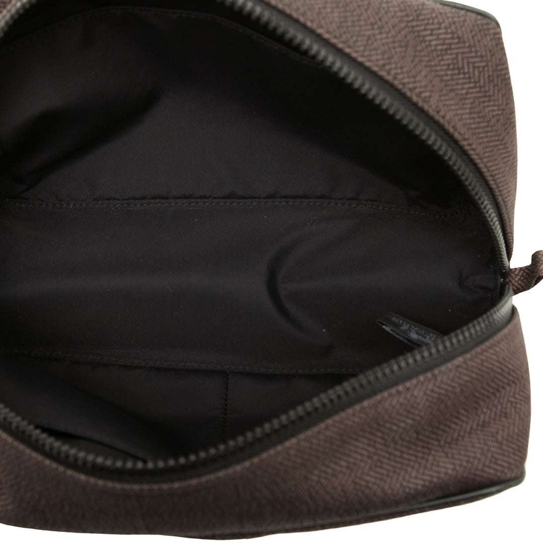 Hermès Pochette Globe Trotter MM Marron – vue 4 – GABY PARIS