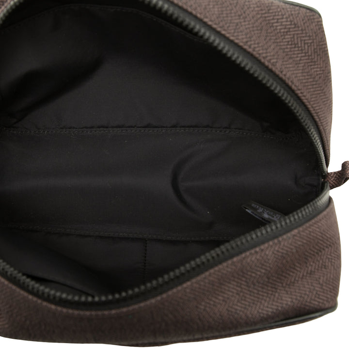 Hermès Pochette Globe Trotter MM Marron – vue 4 – GABY PARIS
