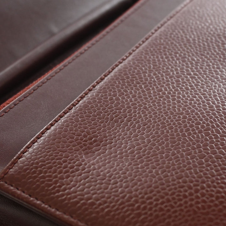 CC Wallet on Chain Cuir caviar Rouge