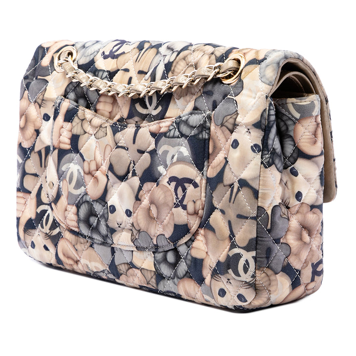 Chanel Sac porté épaule Classic Cat Emoticon Double rabat Moyen Bleu – vue 2 – GABY PARIS