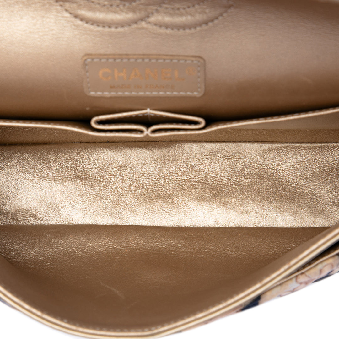 Chanel Sac porté épaule Classic Cat Emoticon Double rabat Moyen Bleu – vue 4 – GABY PARIS