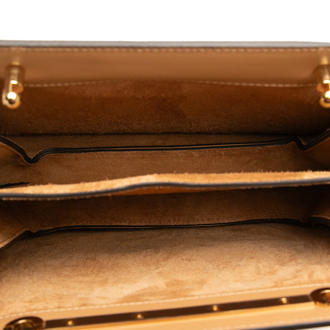 Leather Touch Crossbody Brown - Gaby Paris