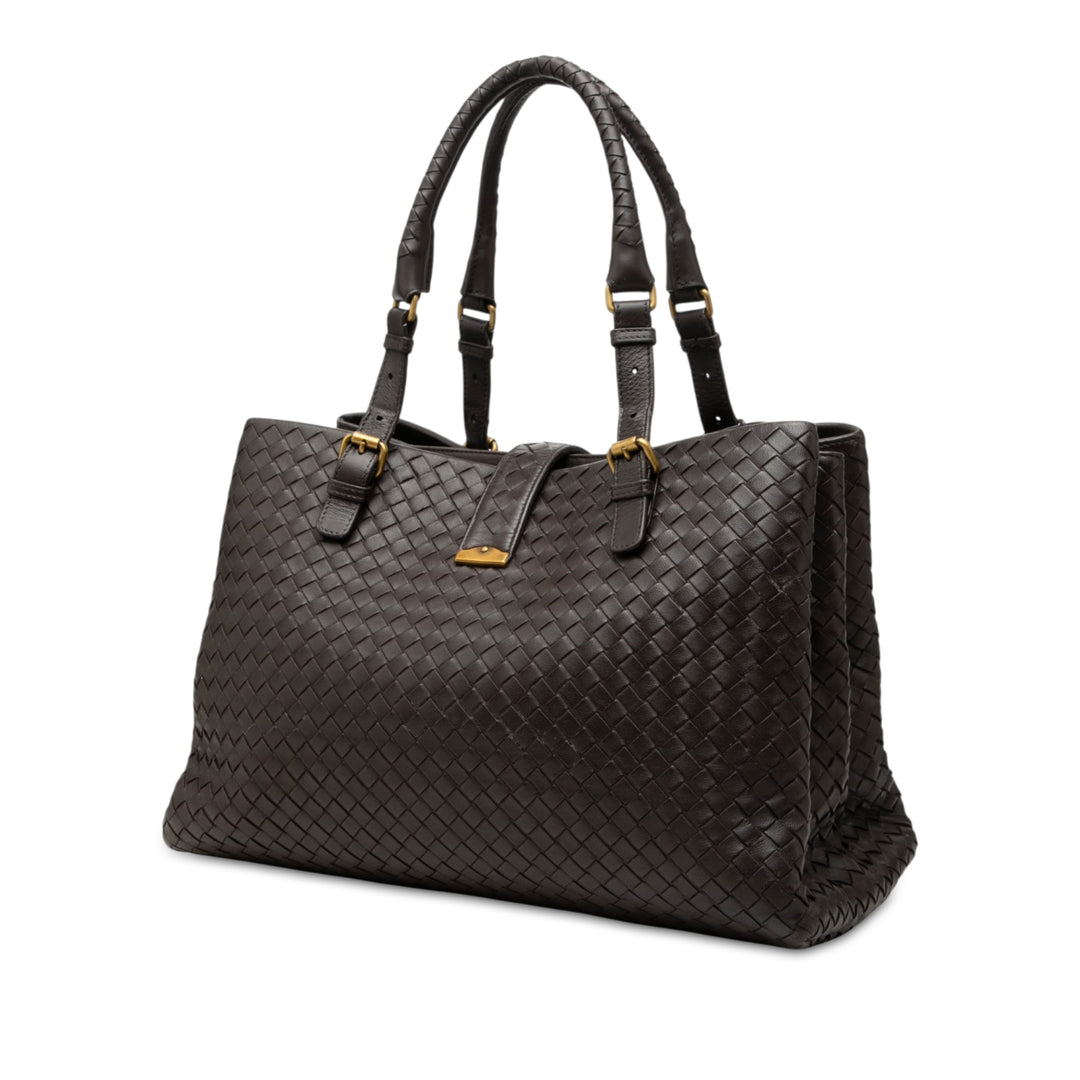 Bottega Veneta Medium Nappa Intrecciato Roma Cabas