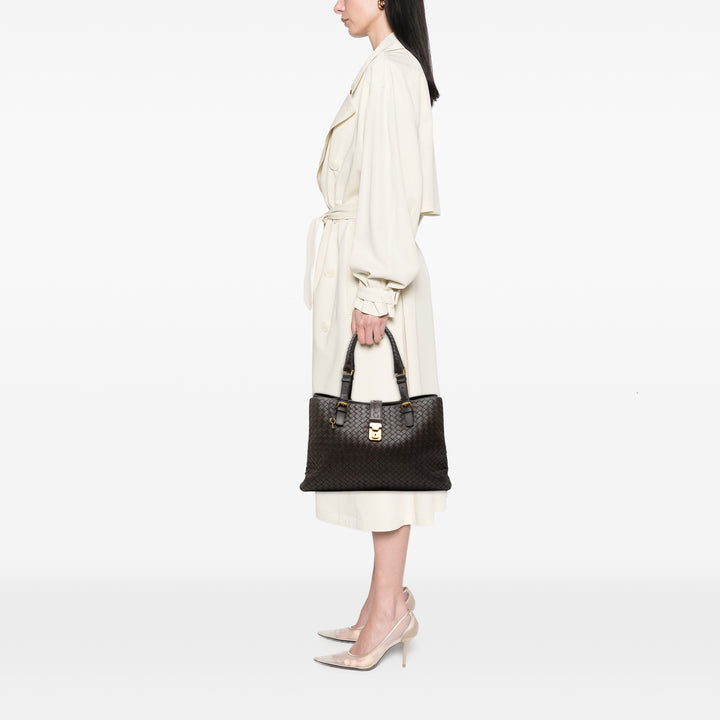 Bottega Veneta Medium Nappa Intrecciato Roma Cabas