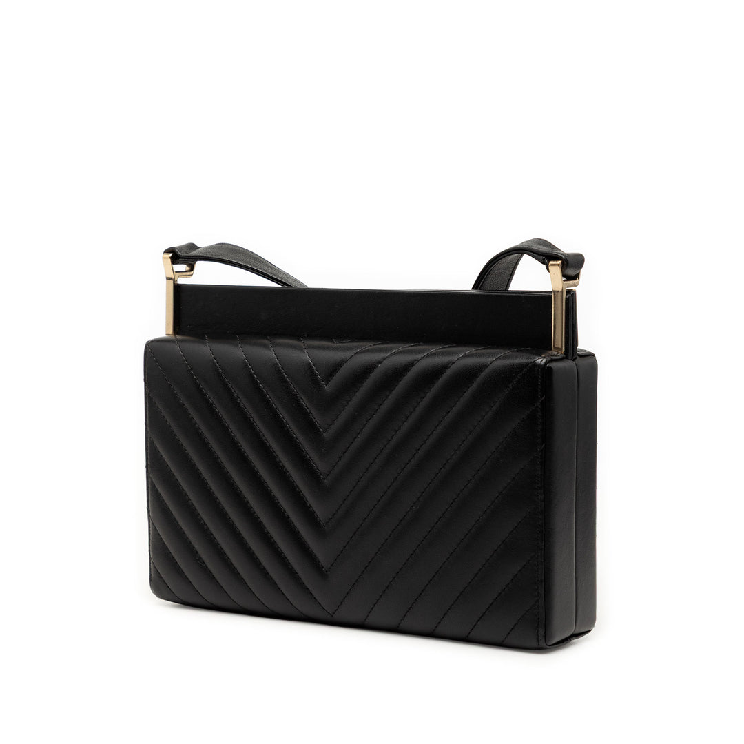 Chanel Chevron Cuir d’agneau Reissue 2.55 Frame Sac porté croisé