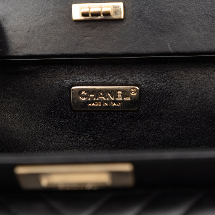 Chanel Chevron Cuir d’agneau Reissue 2.55 Frame Sac porté croisé