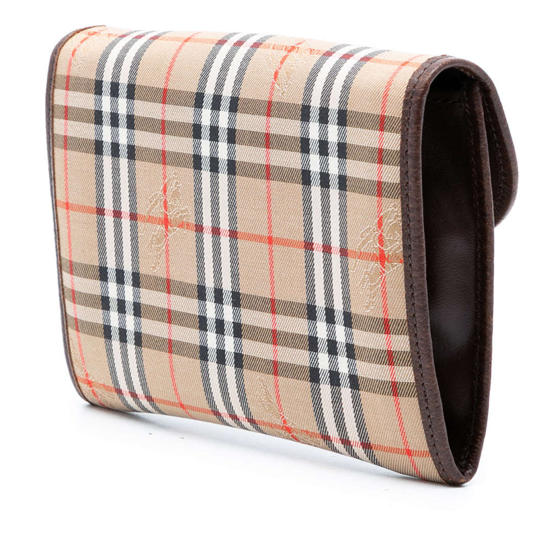 Burberry Haymarket Check Toile Pochette