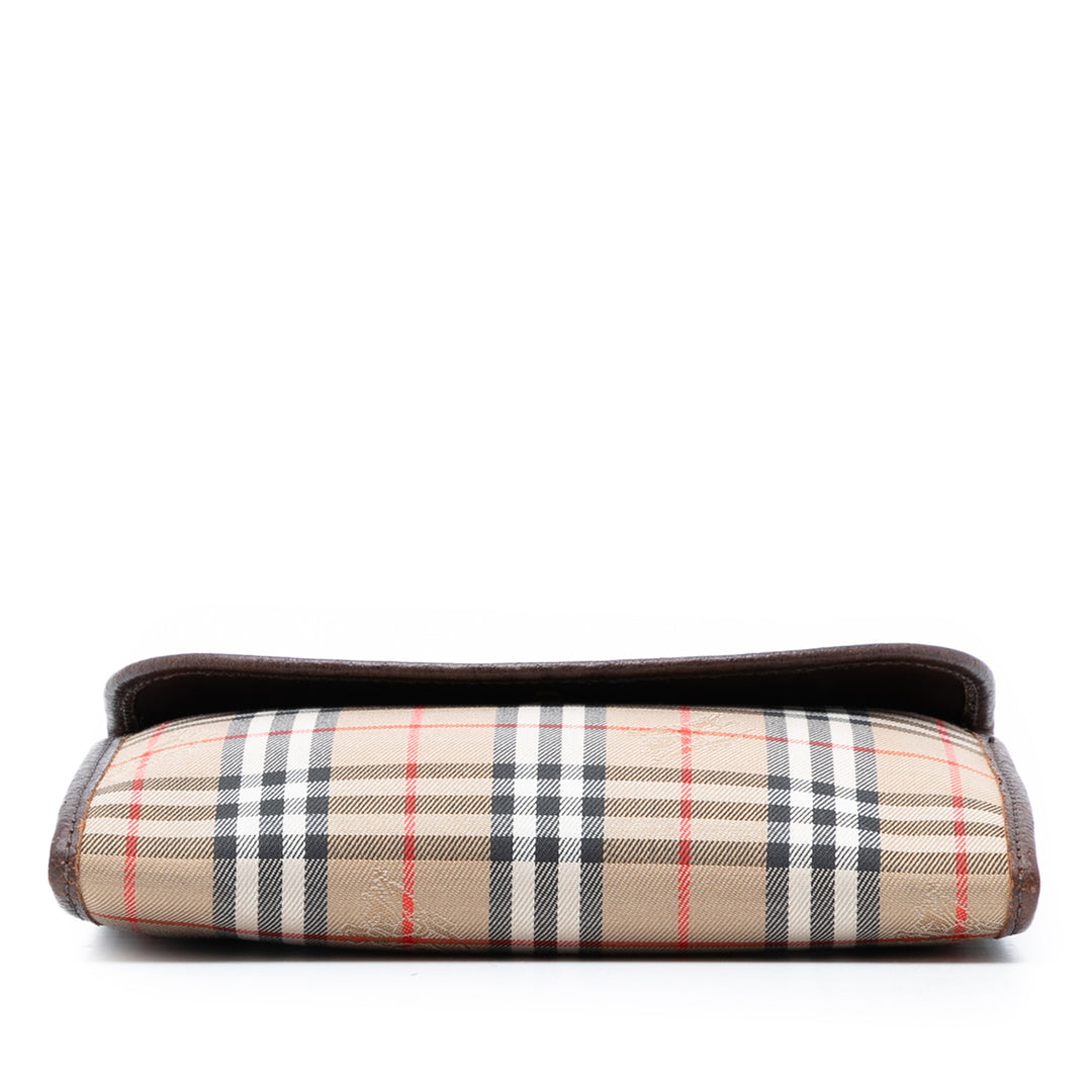 Burberry Haymarket Check Toile Pochette