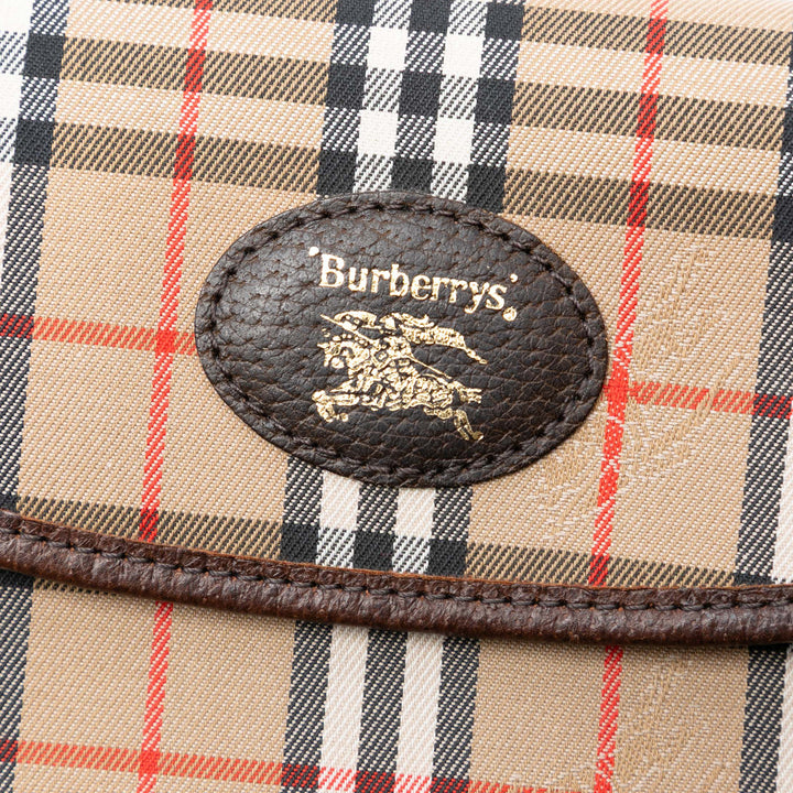 Burberry Haymarket Check Toile Pochette