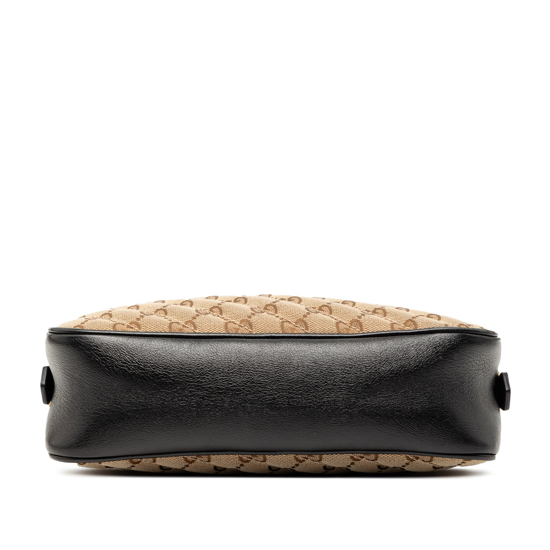 Gucci Small GG Marmont Matelasse GG Toile et Cuir Sac porté croisé