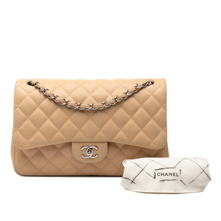Chanel Jumbo Classic Cuir d’agneau Double rabat
