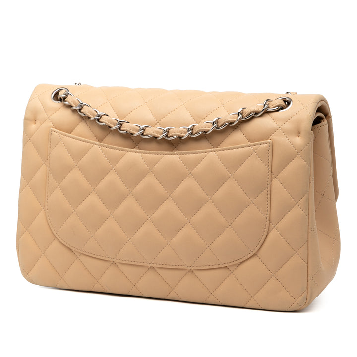 Chanel Jumbo Classic Cuir d’agneau Double rabat