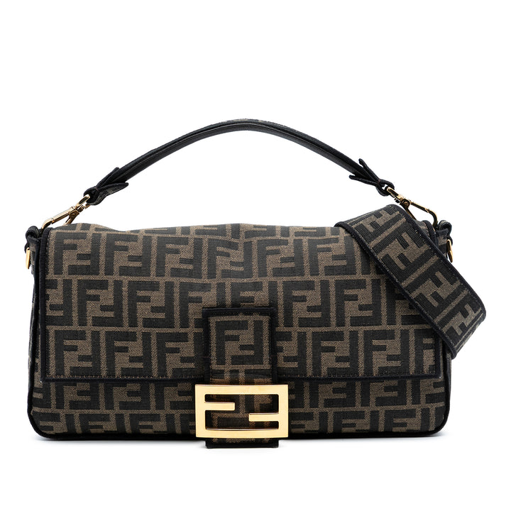 Fendi Large Zucca Toile Baguette Sac