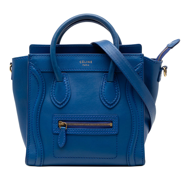 Celine Luggage Cabas Nano Cuir