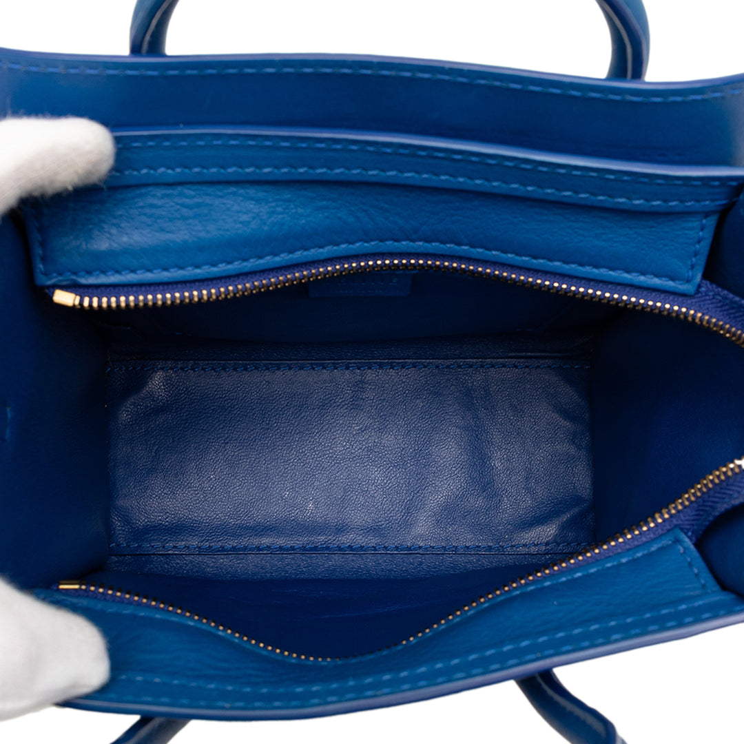 Celine Luggage Cabas Nano Cuir