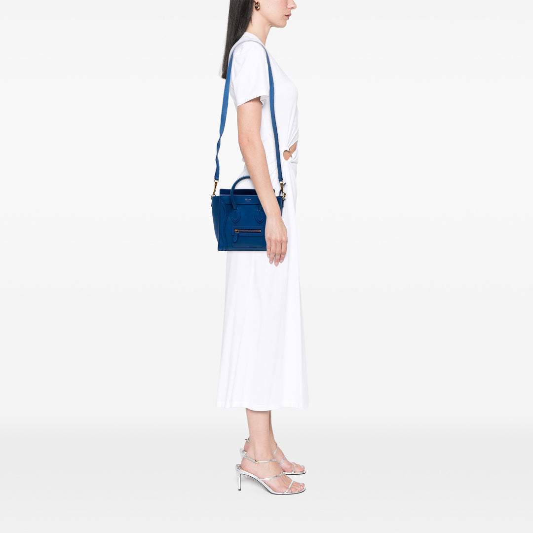 Celine Luggage Cabas Nano Cuir