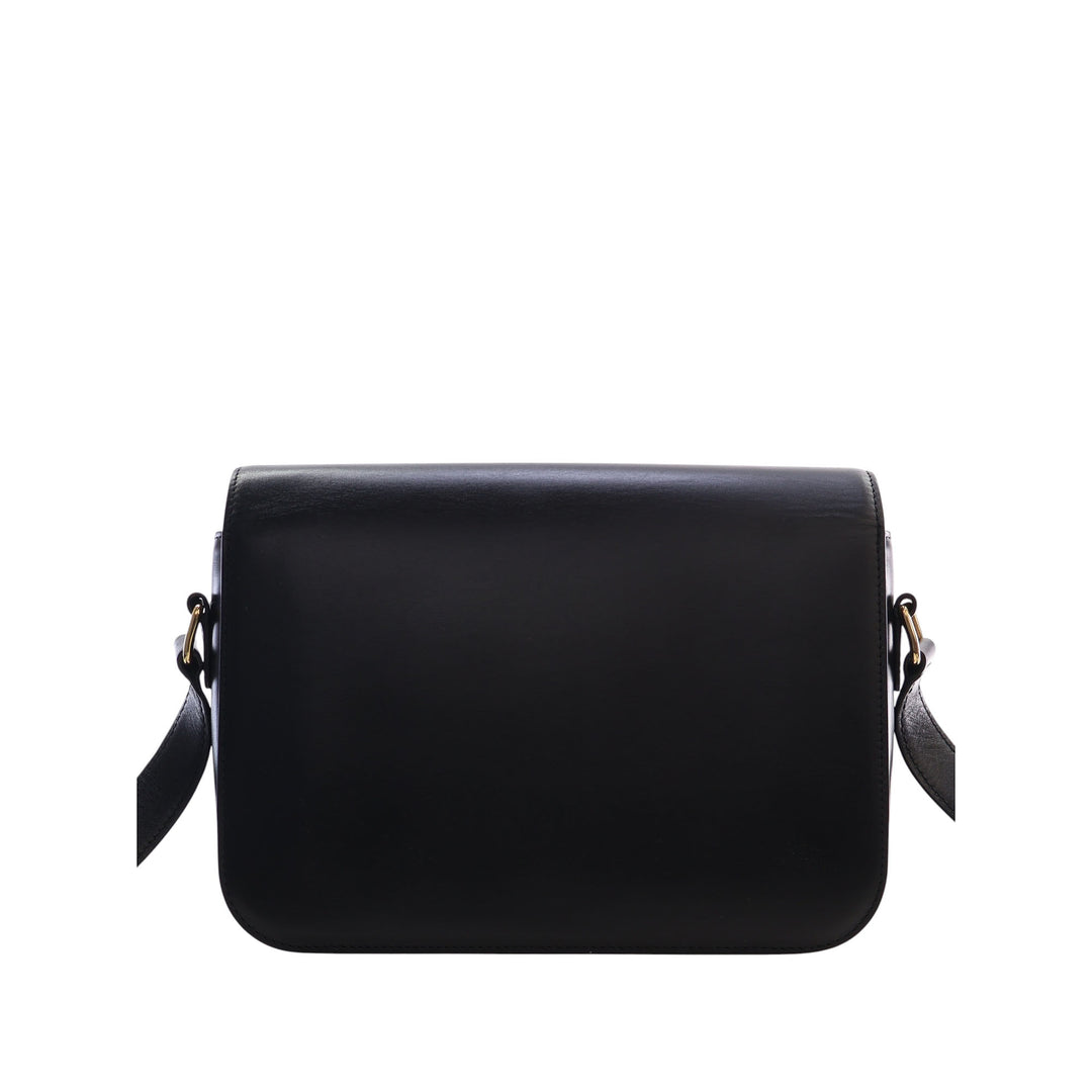 Celine Classique brillant Cuir de veau Triomphe Sac porté croisé