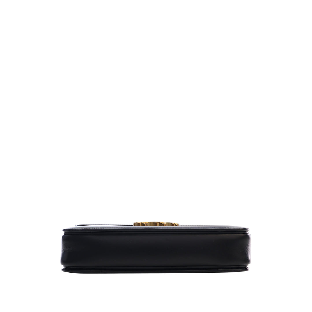 Celine Classique brillant Cuir de veau Triomphe Sac porté croisé