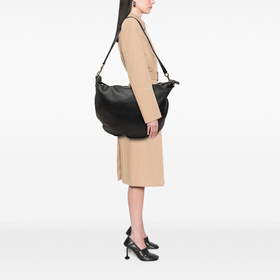 Gucci Half Moon Hobo Cuir de veau Noir – vue 6 – GABY PARIS