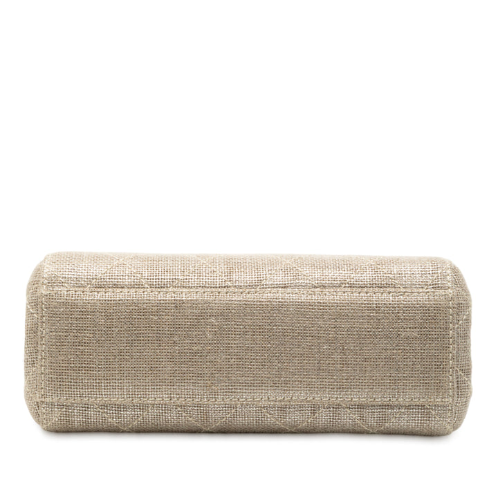 Chanel Mini CC Surpiqué Lin Cabas chaîne