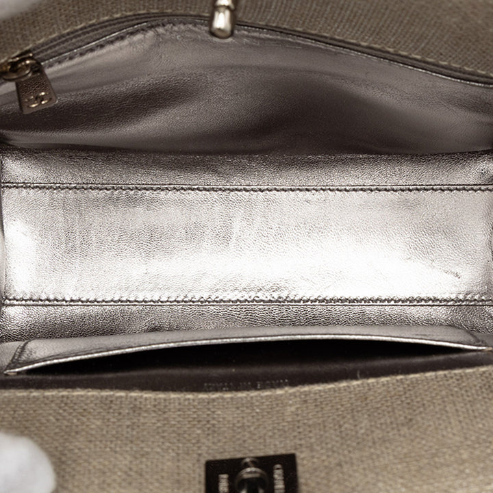 Chanel Mini CC Surpiqué Lin Cabas chaîne