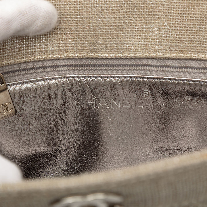 Chanel Mini CC Surpiqué Lin Cabas chaîne