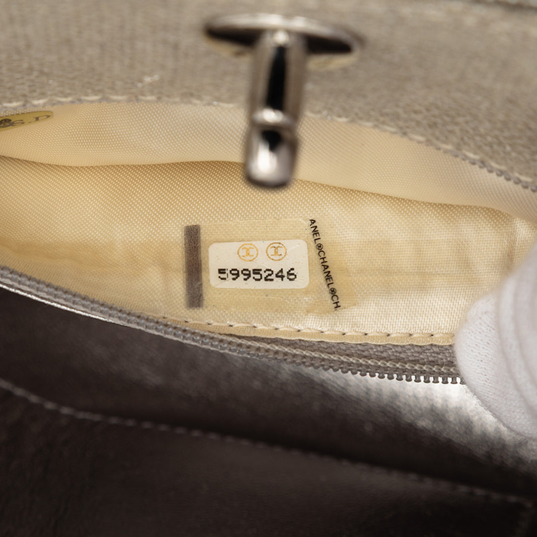 Chanel Mini CC Surpiqué Lin Cabas chaîne