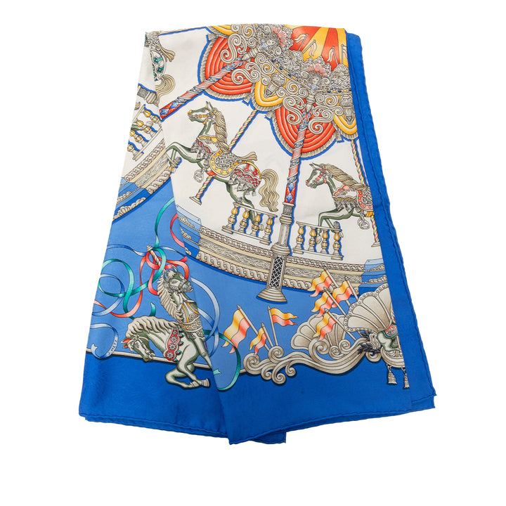 Hermès Luna Park Foulard 90 Soie