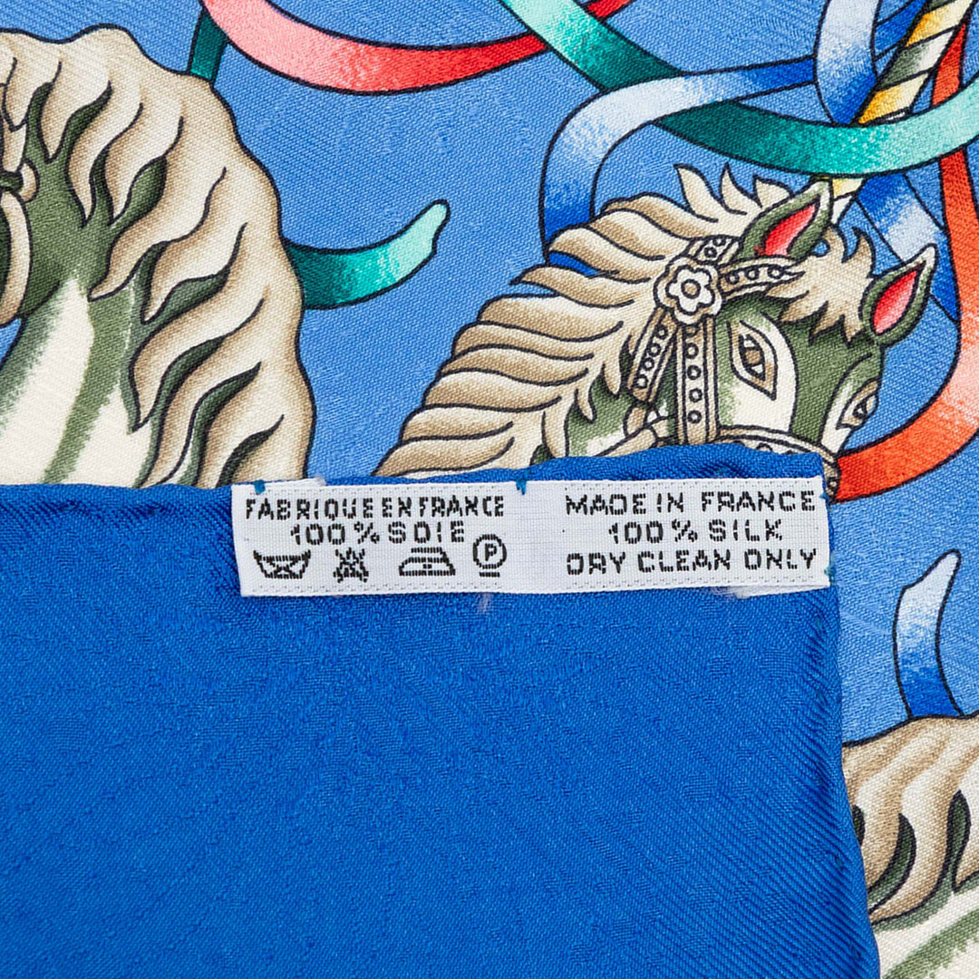 Hermès Luna Park Foulard 90 Soie