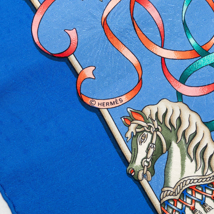 Hermès Luna Park Foulard 90 Soie