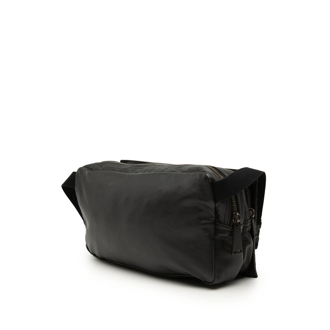 Bottega Veneta Nappa Intrecciato Double Zip Sac bandoulière