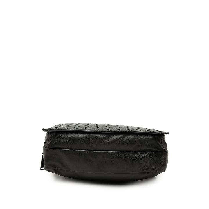 Bottega Veneta Nappa Intrecciato Double Zip Sac bandoulière