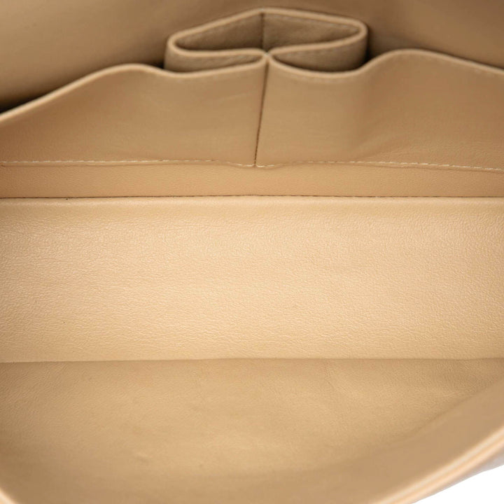 Chanel Medium Classic Cuir d’agneau Double rabat