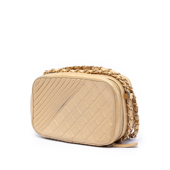 Chanel Small Matelassé Cuir d’agneau Coco Boy Sac caméra