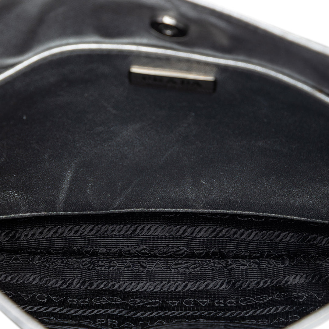 Prada Spazzolato Cuir Cleo Sac bandoulière