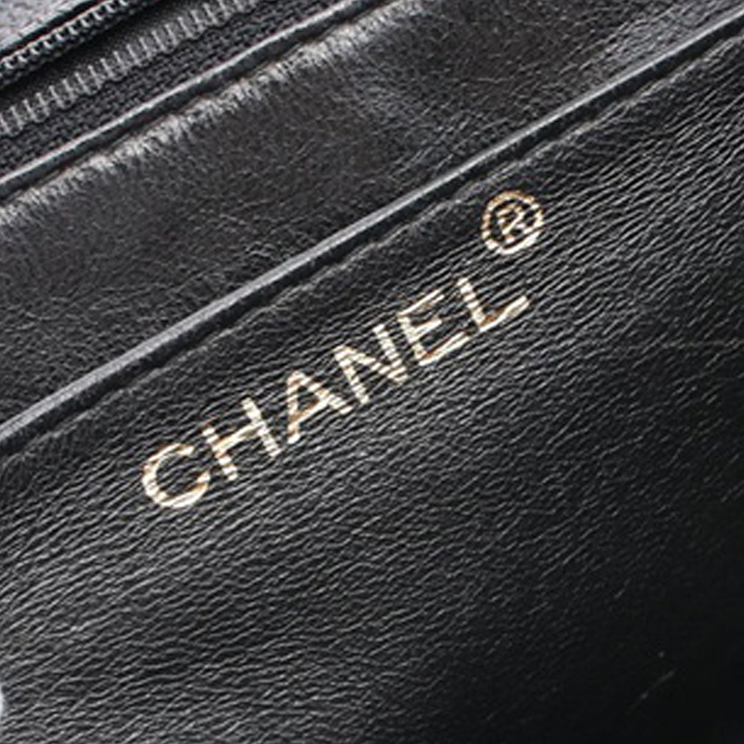 Chanel Caviar Kelly Top Handle Bag Black - GABY PARIS