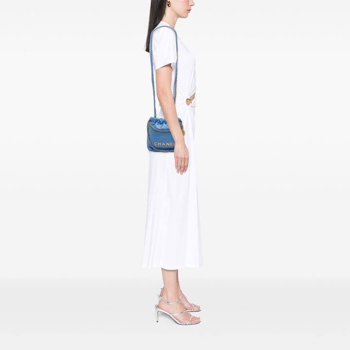 Chanel brillant 22 Sac Mini Cuir de veau