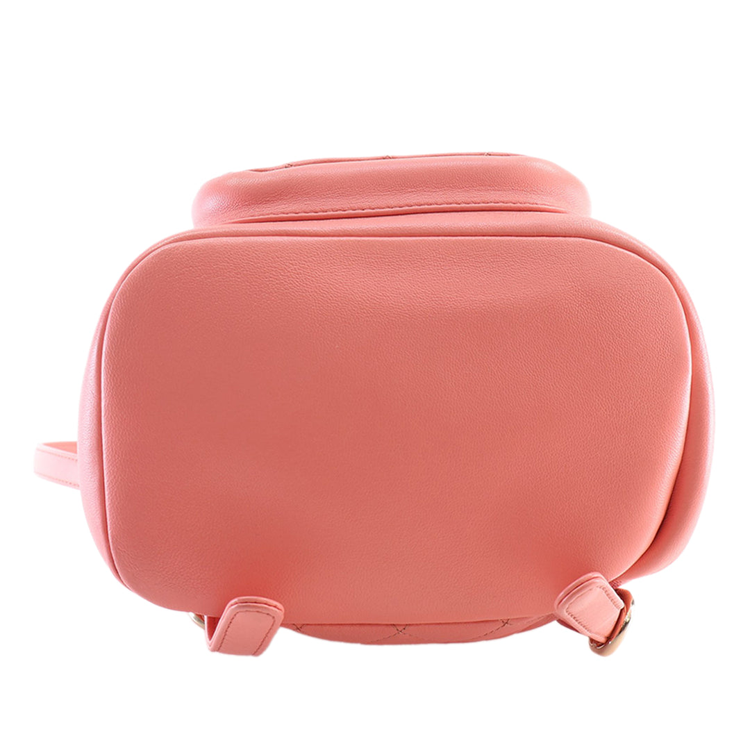 Duma Sac à dos Petit Cuir d'agneau Rose