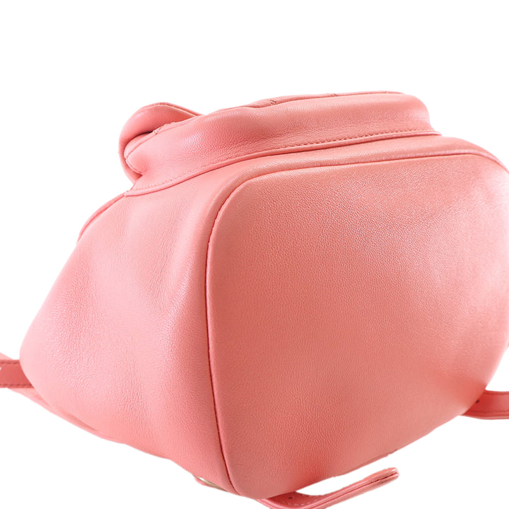 Duma Sac à dos Petit Cuir d'agneau Rose