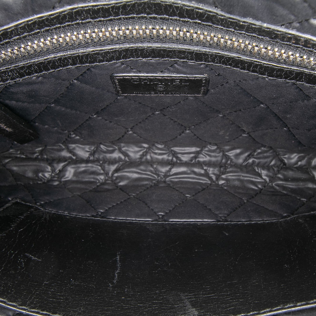 Lambskin Votez Coco Clutch Black - Gaby Paris