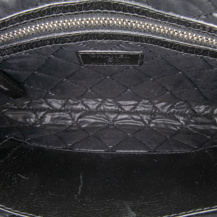 Lambskin Votez Coco Clutch Black - Gaby Paris