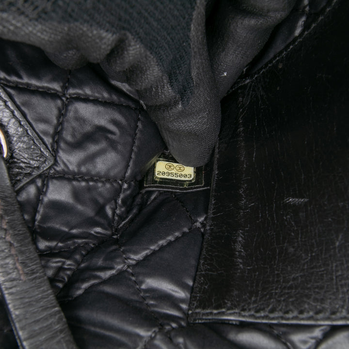 Lambskin Votez Coco Clutch Black - Gaby Paris