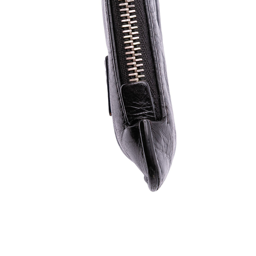 Lambskin Votez Coco Clutch Black - Gaby Paris