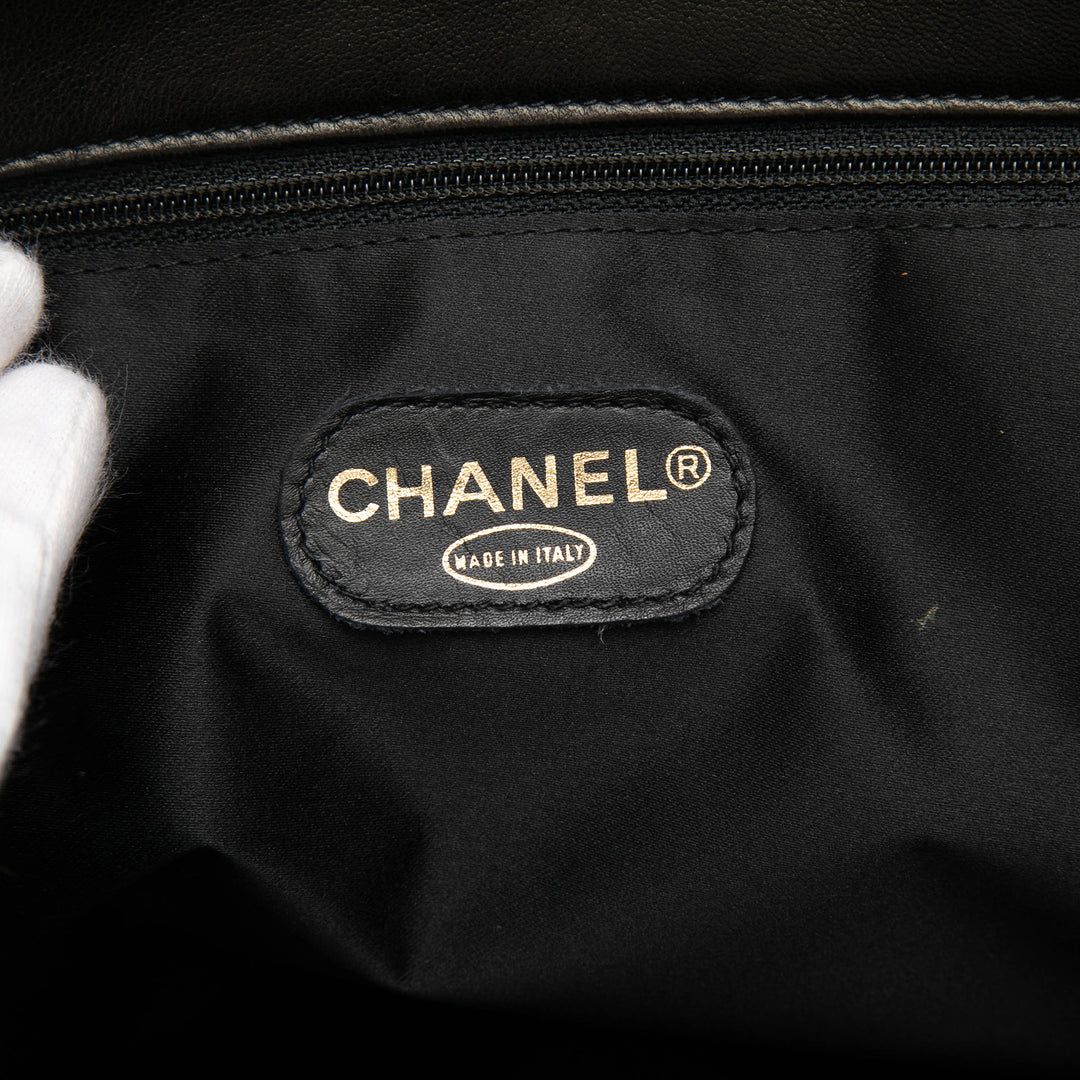 Chanel CC Matelassé Cuir d’agneau Cabas
