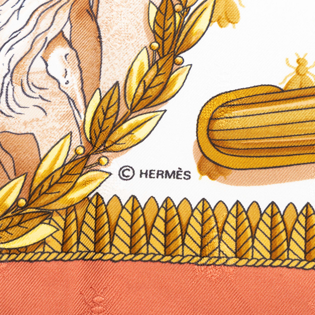 Hermès Carré Napoleon 90 Multi Multicolore – vue 4 – GABY PARIS