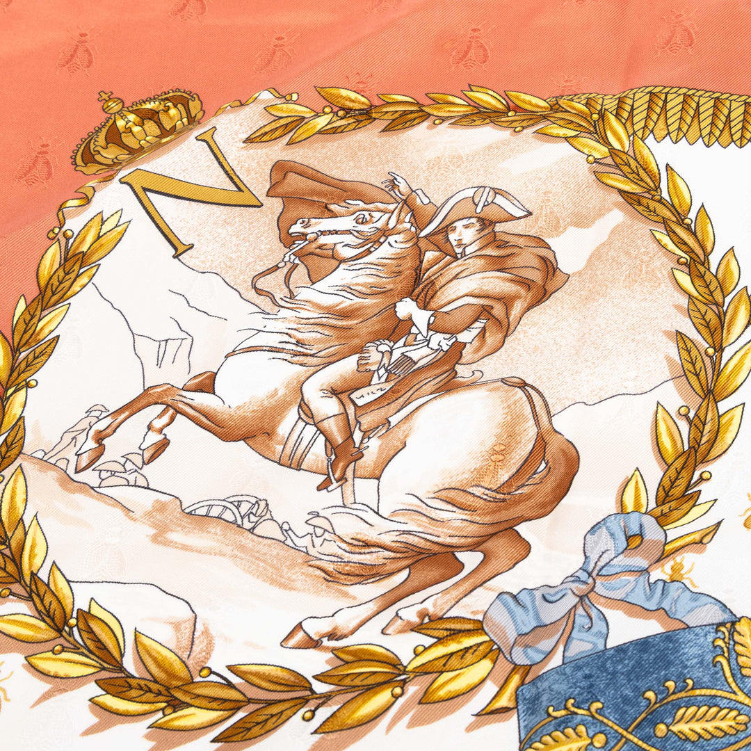 Hermès Carré Napoleon 90 Multi Multicolore – vue 5 – GABY PARIS