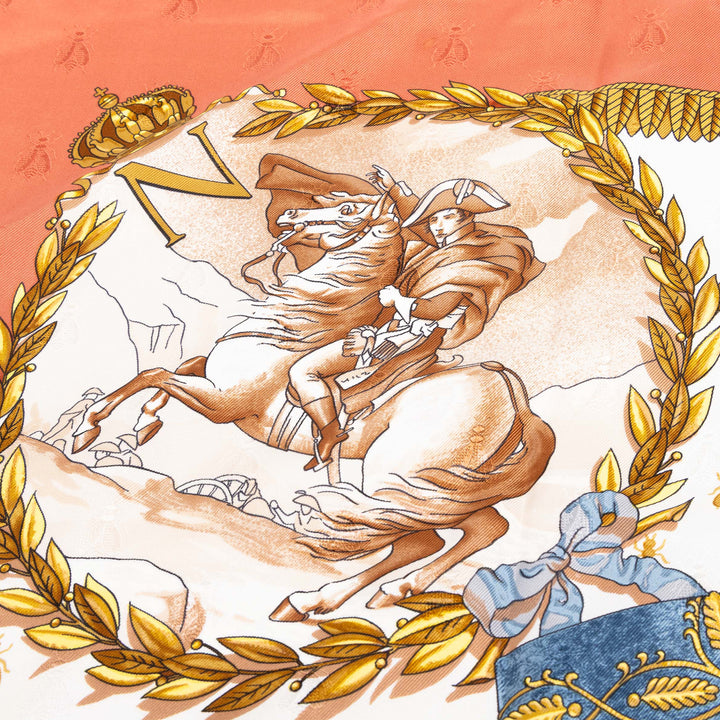 Hermès Carré Napoleon 90 Multi Multicolore – vue 5 – GABY PARIS