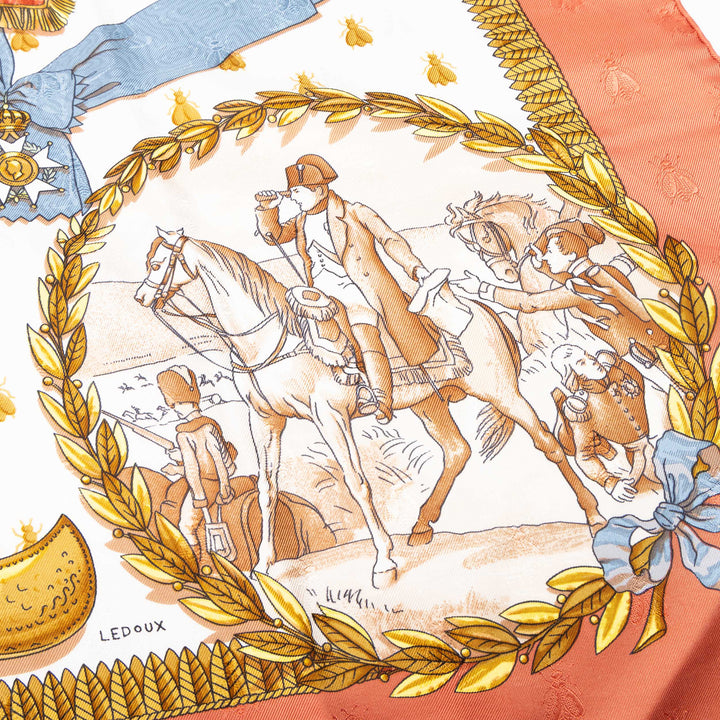 Hermès Carré Napoleon 90 Multi Multicolore – vue 7 – GABY PARIS