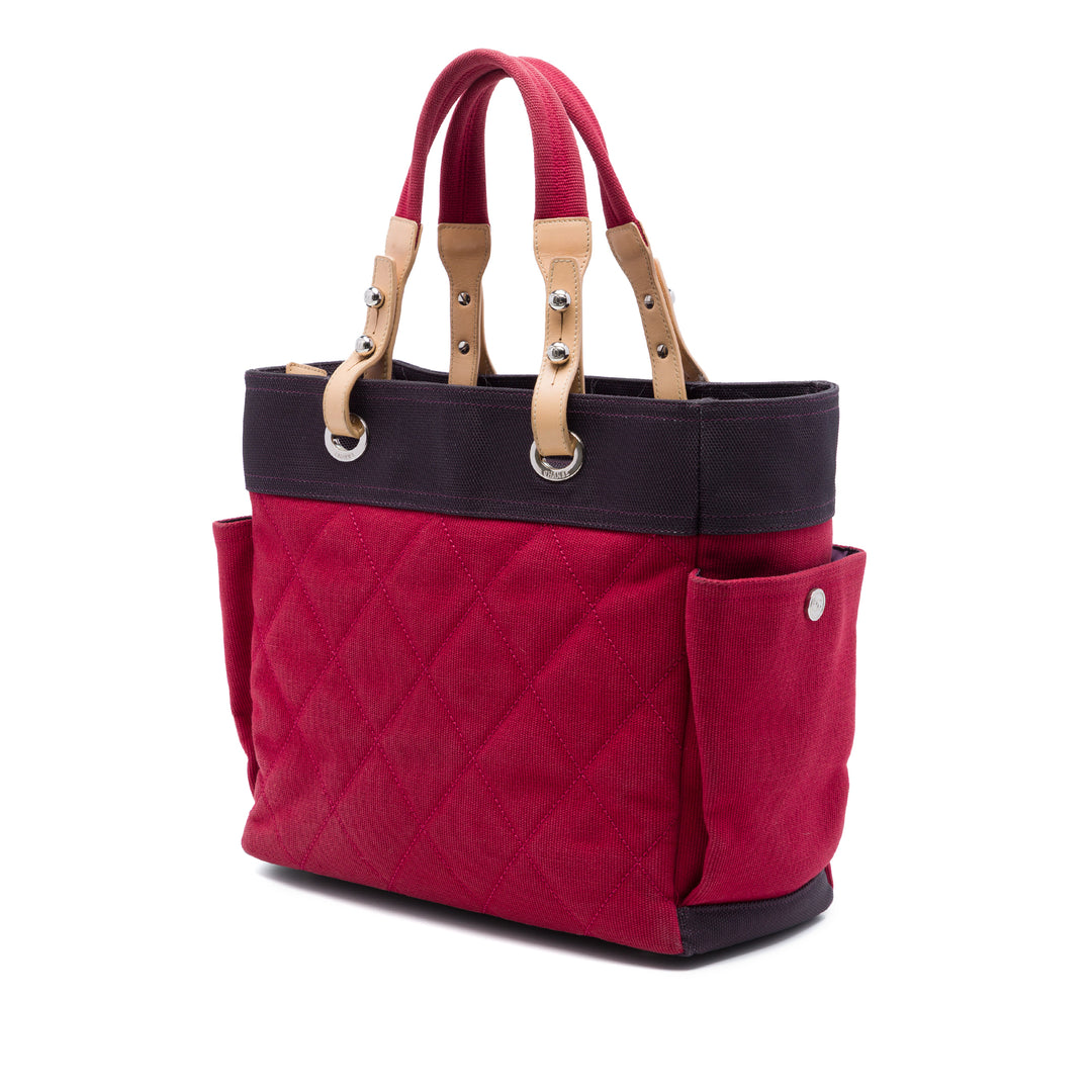 Chanel Matelassé Paris Biarritz Cabas Grand Toile