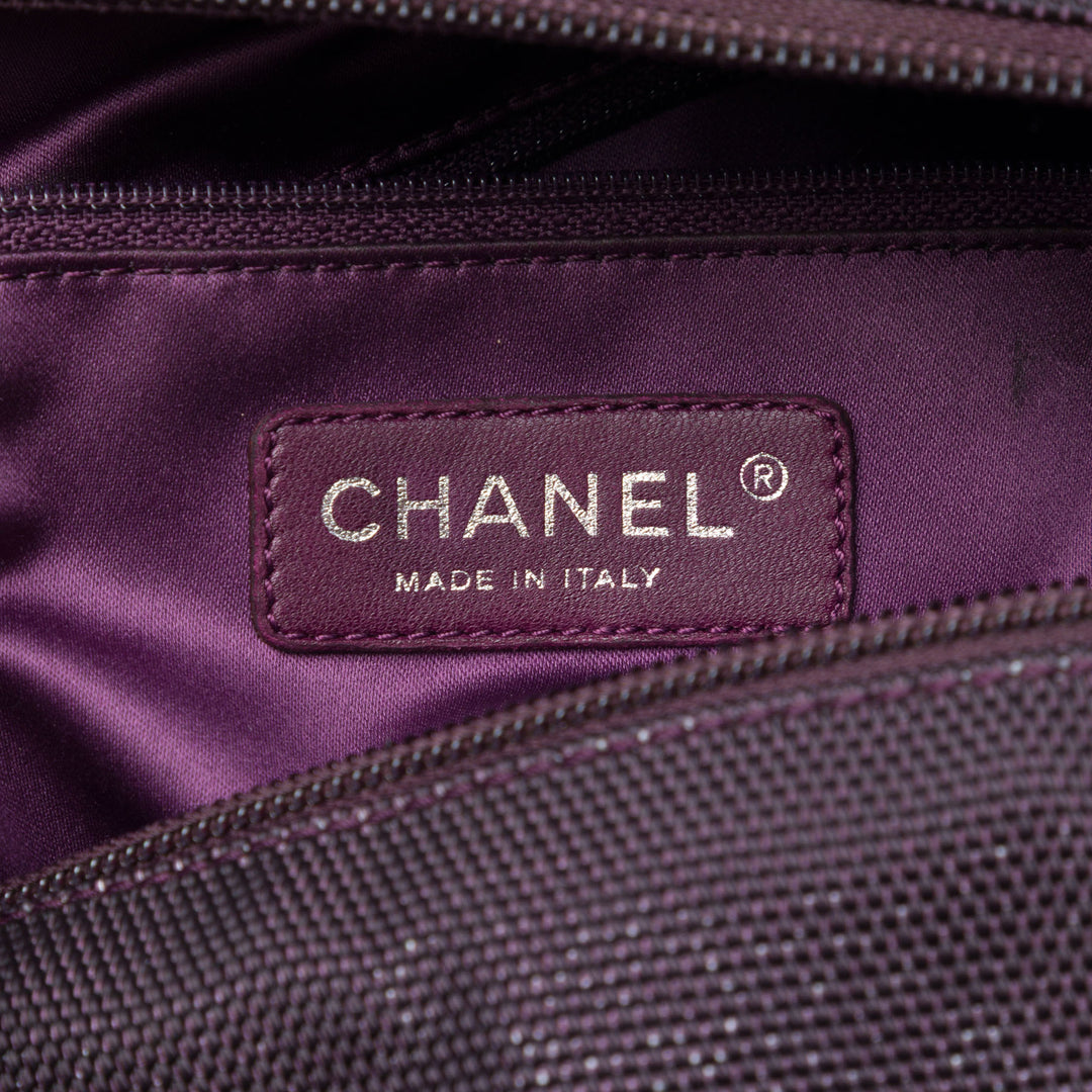 Chanel Matelassé Paris Biarritz Cabas Grand Toile